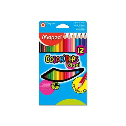 MAPED Color'Peps 12db Jumbo Maxi vastag színesceruza