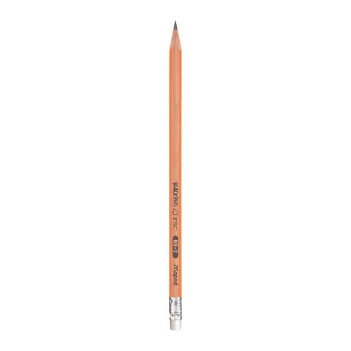 Grafitceruza háromszögű MAPED Black'peps HB, radírral