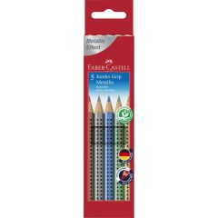 FABER-CASTELL Grip Jumbo színesceruza 5db metál