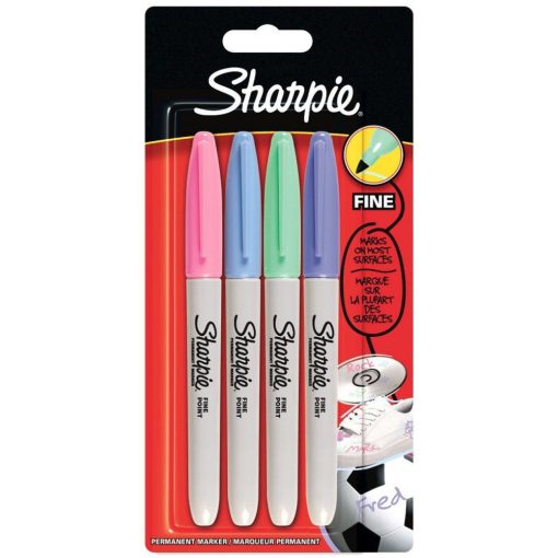 SHARPIE Fine Permanent marker készlet 4db pasztell