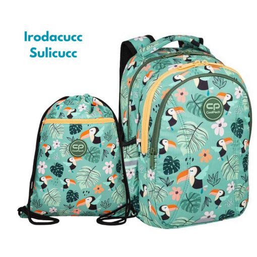 Iskolatáska szett, CoolPack, Toucans