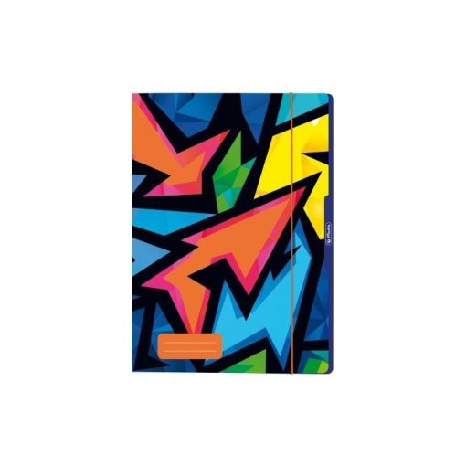 HERLITZ gumis mappa A/4 Neon