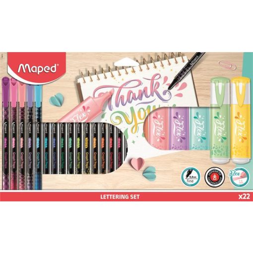 MAPED Kalligrafikus készlet 22db