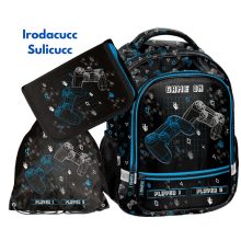 Iskolatáska szett Paso, Game On