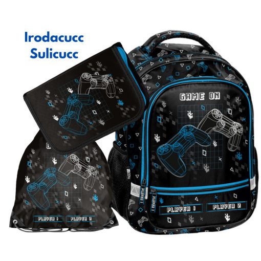 Iskolatáska szett Paso, Game On