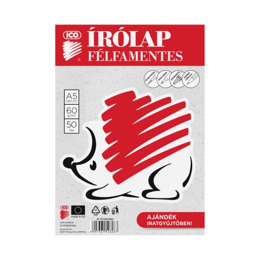 ICO SÜni Írólap 20-50 Félfamentes