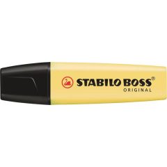   Szövegkiemelő STABILO BOSS pasztell vágott, 2-5mm, vanília