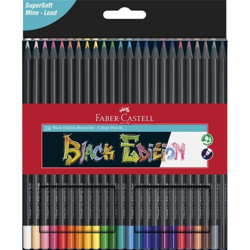 FABER-CASTELL Black Edition színesceruza 24db