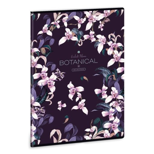 ARS UNA füzet A/4 40 lapos vonalas Botanic Orchid