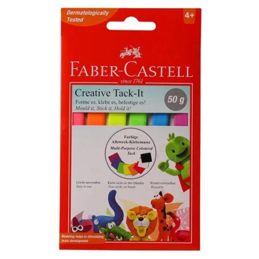 FABER-CASTELL gyurmaragasztó, színes