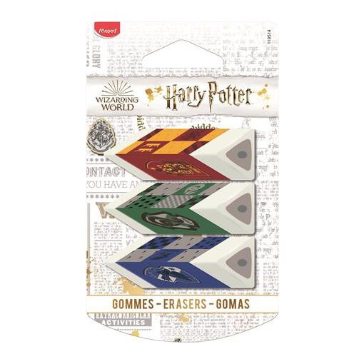 MAPED radír Pyramide 3db Harry Potter