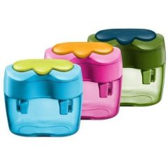 HERLITZ hegyező Design kétlyukú tartályos