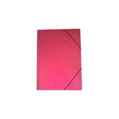 Gumis mappa A/4  karton Prespán, Bordó