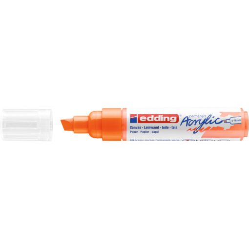 EDDING 5000 AKRIL MARKER B (5-10 MM), Neon Orange