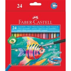 FABER-CASTELL hatszögletű színesceruza 24db aquarell