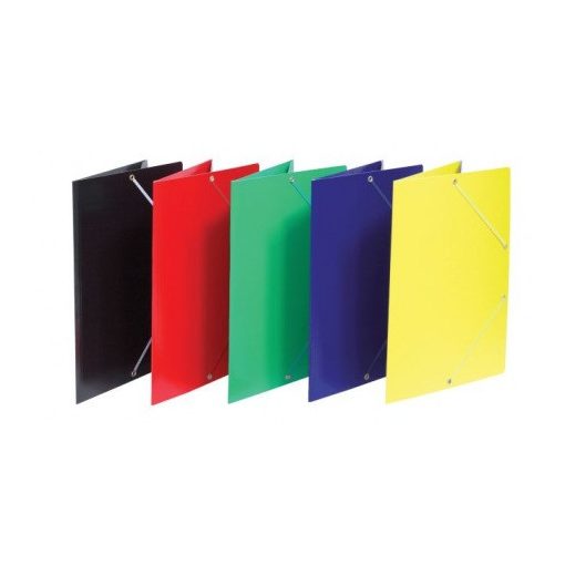 Gumis mappa A/4 karton narancs