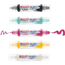 EDDING 5400/5 AKRIL MARKER 3D DOUBLE LINER (2-3 MM/5-10 MM) 5 BASIC KLF. SZÍN ED5