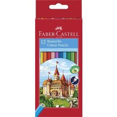 FABER-CASTELL hatszögletű színesceruza 12db