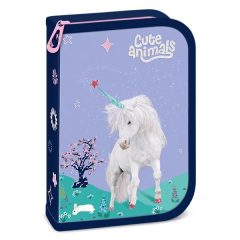   ARS UNA töltött tolltartó kihajtható írószertartóval Cute Animals Unicorn