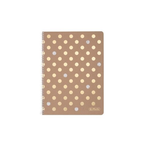 HERLITZ  spirálfüzet A/4 Pure Glam kockás