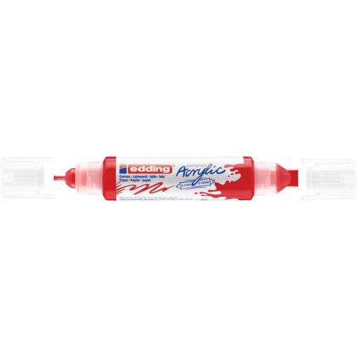 EDDING 5400 AKRIL MARKER 3D DOUBLE LINER (2-3 MM/5-10 MM), Traffic Red