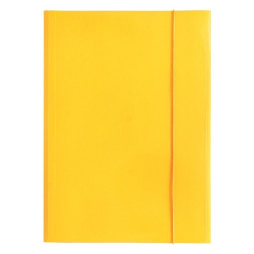 Optima A/4 gumis mappa, sárga