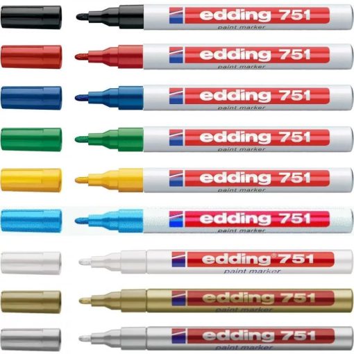 EDDING 751 Lakkmarker 1-2mm, Piros