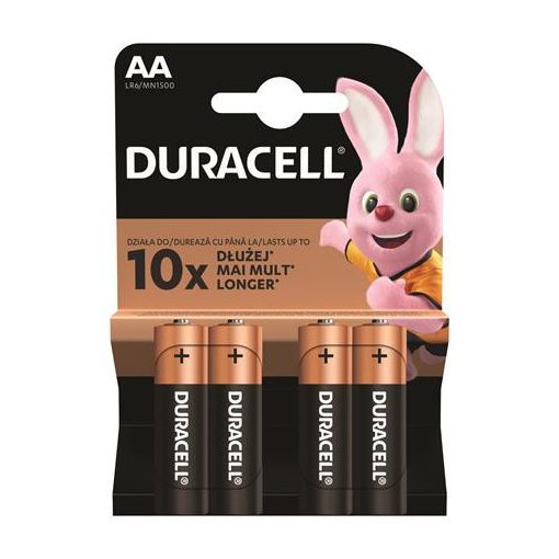 Duracell ceruza elem AA 4db