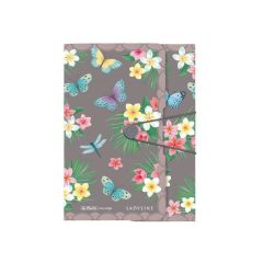 HERLITZ A/4 gumis mappa Ladylike Butterflies