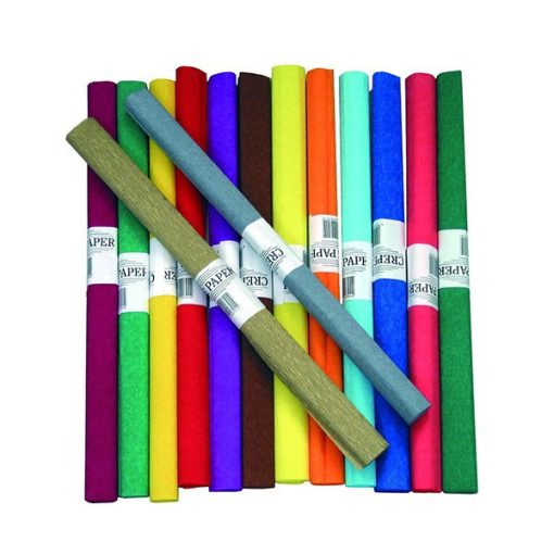 Krepp papír 50x200cm rózsavörös