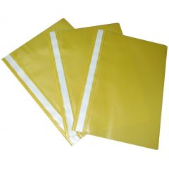 Gyorsfűző A/4 PP, sárga, 10db