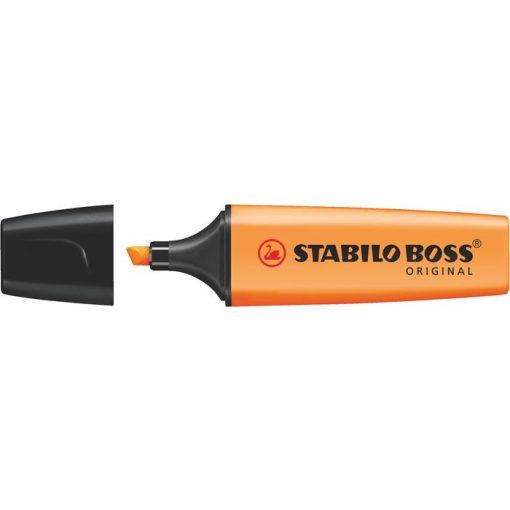 Szövegkiemelő STABILO BOSS vágott, 2-5mm, narancssárga