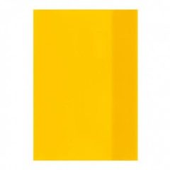 Füzetborító A/5 átlátszó sárga 10db