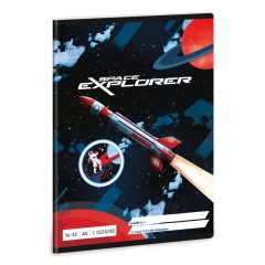   ARS UNA füzet A/5 32 lapos II. osztályos vonalas, Space Explorer, 16-32