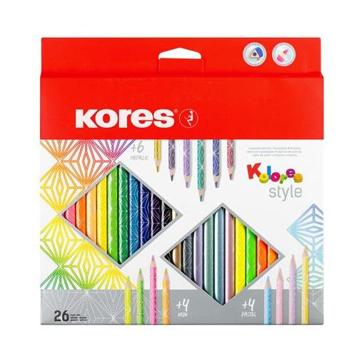 KORES színesceruza Kolores Style 26db