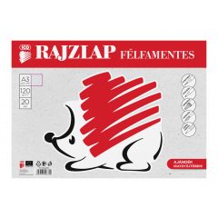 ICO Süni Félfamentes rajzlap A/3, 20db/csomag