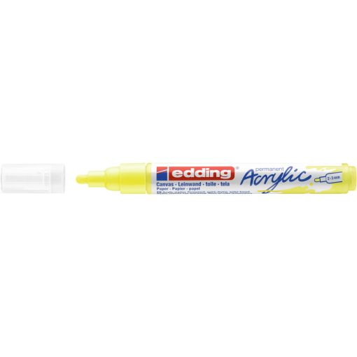 EDDING 5100 AKRIL MARKER B (2-3 MM), Neon Yellow