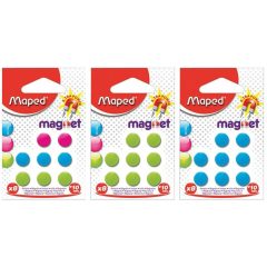 MAPED Mágnes, kerek, 10mm