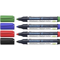Táblafilc SCHNEIDER 290 kúpos 1-3mm, Fekete