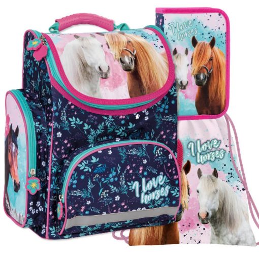 Iskolatáska szett Derform, Lovas