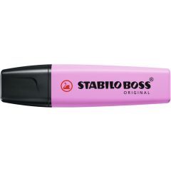   Szövegkiemelő STABILO BOSS pasztell vágott, 2-5mm, deres málna 