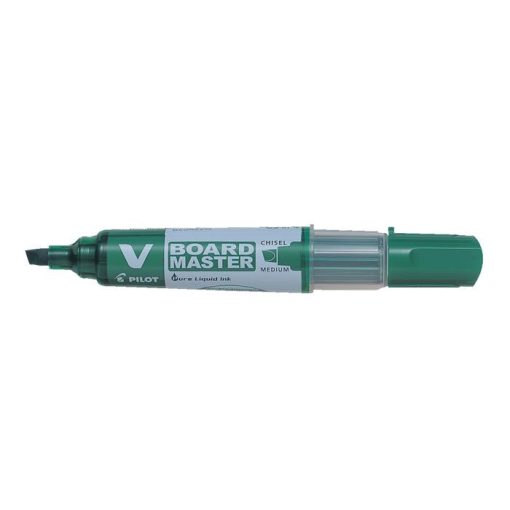 Táblamarker, 2,2-5,2 mm, vágott, PILOT "V-Board Master, ZÖLD