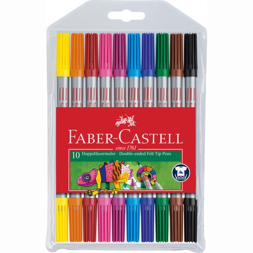 FABER-CASTELL filctoll készlet 10db duo, kétvégű