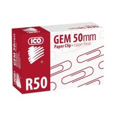 ICO gemkapocs 50 mm-es réz, 100 db/doboz