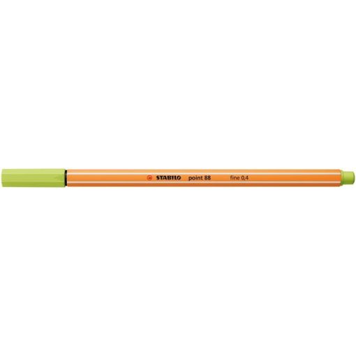 Stabilo Point 88 tűfilc, Lime zöld 14