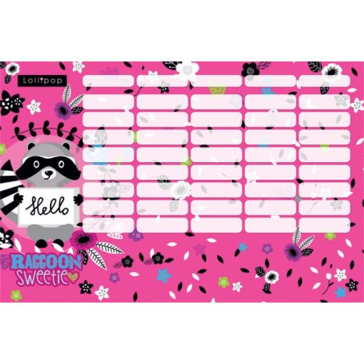 Lizzy card órarend Raccoon