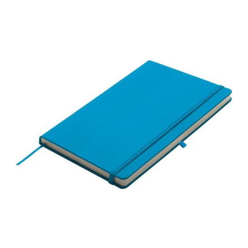 Notesz A/5, gumipánttal, türkiz