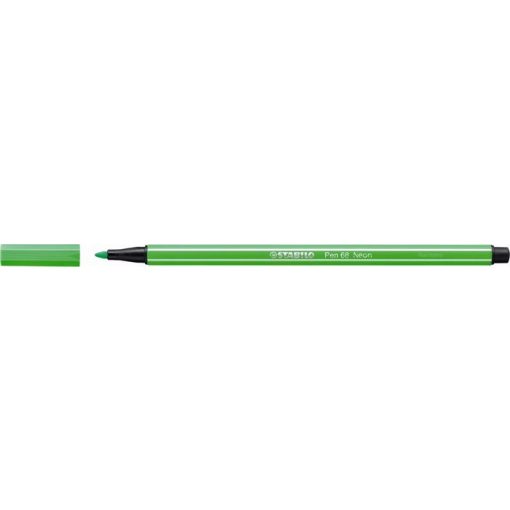 Filctoll STABILO Pen 68, Neon zöld 033