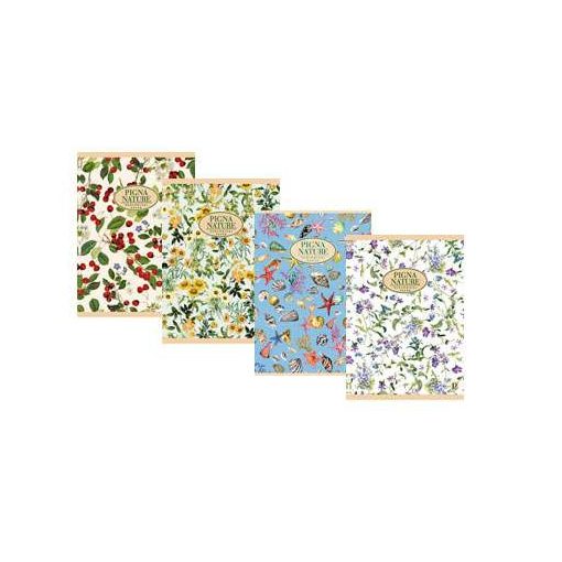 PIGNA Nature Flowers spirálfüzet A/4 60 lapos, vonalas