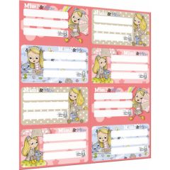 Lizzy Card füzetcímke Mimi&Mo 8 címke/lap